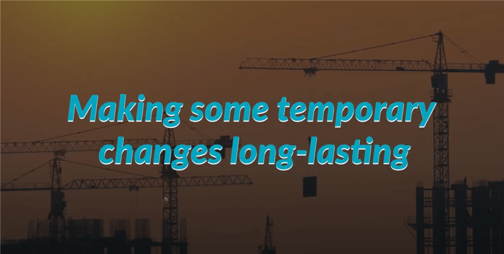 making some temporary changes long-lasting